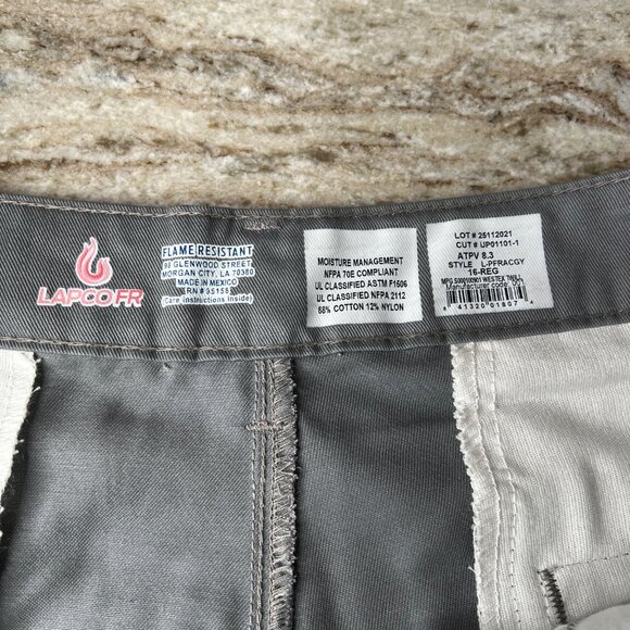 Lapco FR Women’s Advanced Comfort Uniform Pants NEW Gray Flame-Resistant Size 16 - Picture 5 of 10